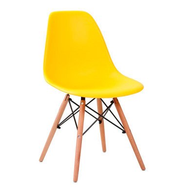 Стулья Eames желтые в аренду на мероприятия