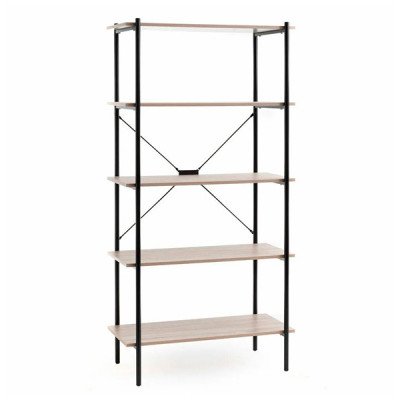 Стеллаж Loft c 5 полками бежевый