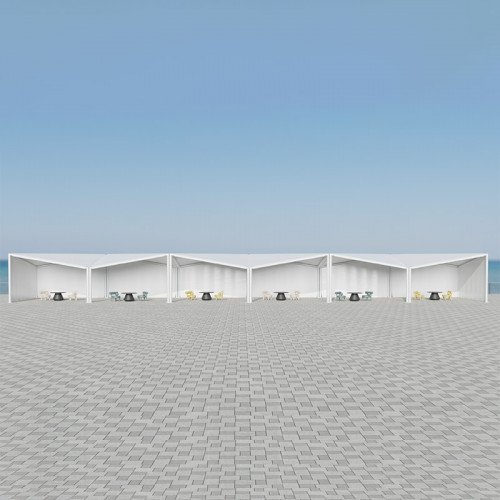 Тент Кайт 6x36 белый (Со стенками)