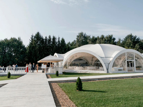 Аренда гексагонального шатра Sunny Bay. До 300 чел.