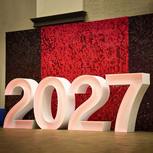 Фотозона 2027 с пайетками