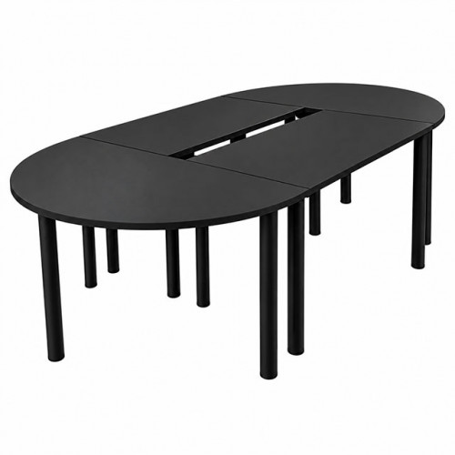 Стол переговорный 250x130 cм черный
